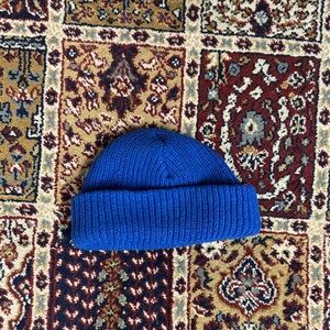 HUF (no tags) Blue Knit fisherman style Beanie skate